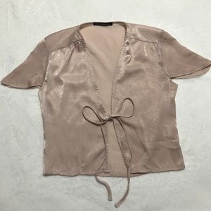 Brandy Melville Blush Blouse